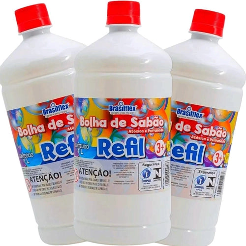 REFIL DE 1 LITRO PARA BOLHAS DE SABÃO