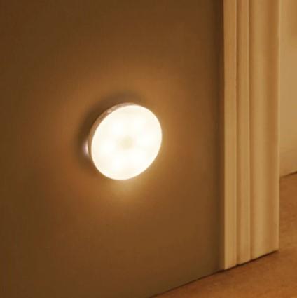 LUZ DE LED CIRCULAR COM SENSOR - KIT COM 2