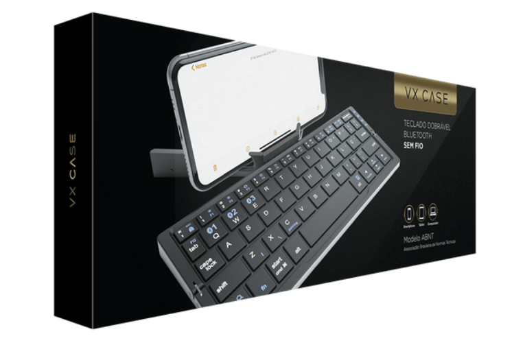 TECLADO BLUETOOTH PARA CELULAR OU TABLET