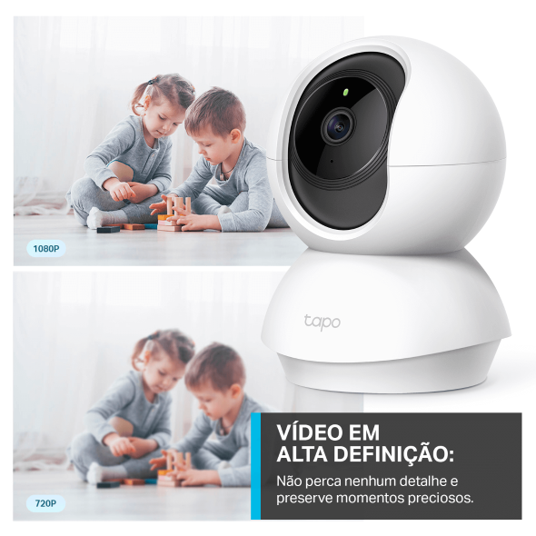 CÂMERA DE MONITORAMENTO 360º - TAPO C200